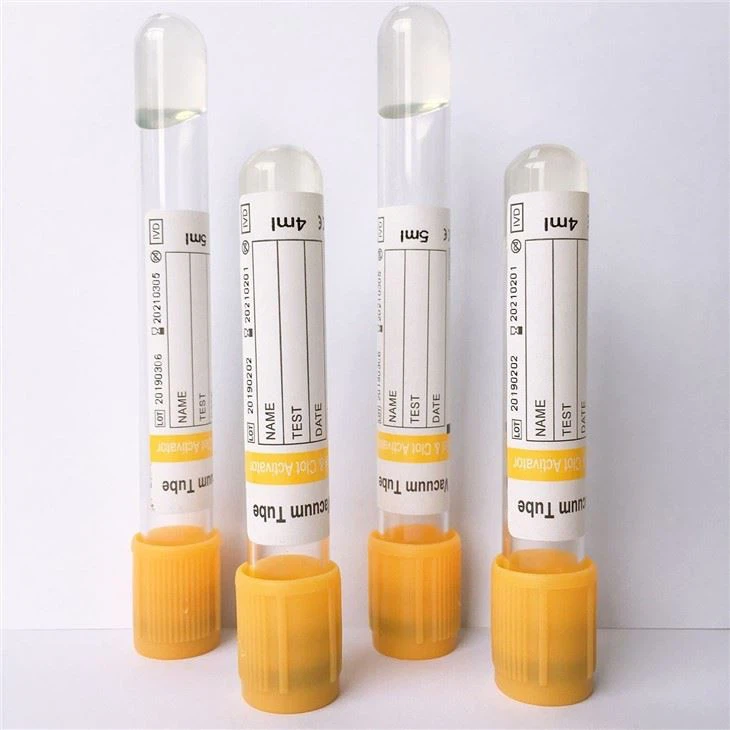 Gel And Clot Activator Vacuum Blood Tube