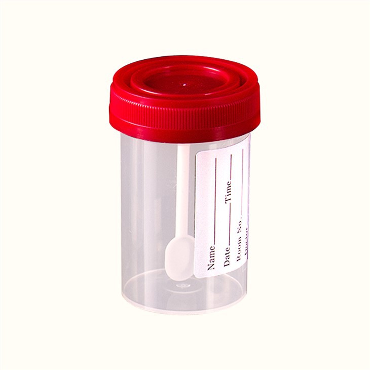 Bekas Urin Najis Steril Hospital Dengan Sudu 30ml 60ml 90ml 120ml