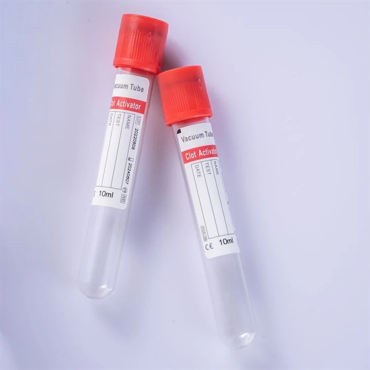 Medical Vacuum Blood Test Tube Clot Activator Tube Disposable Blood Collection Tube