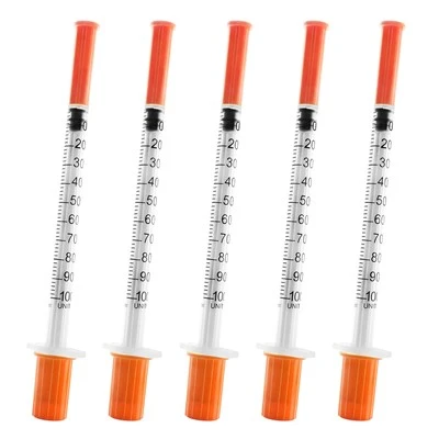 Pesakit Diabetes Pakai Guna U-100ml Insulin Syringe